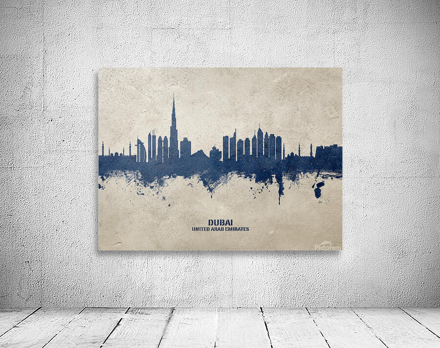 Dubai Skyline Wall Preview