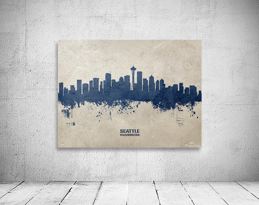 Seattle Washington Skyline Wall Preview