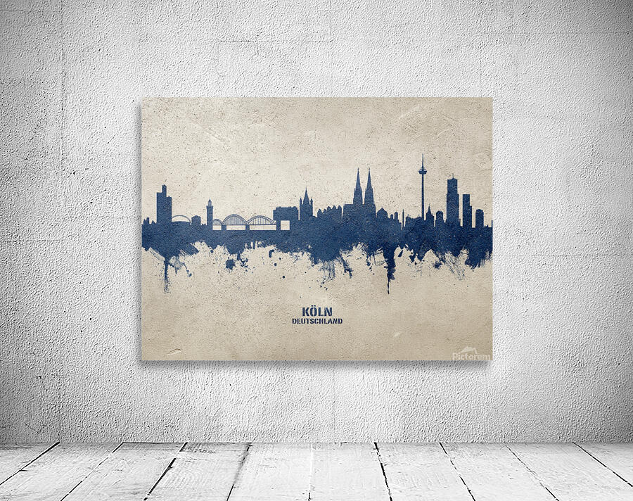 Cologne Germany Skyline Wall Preview