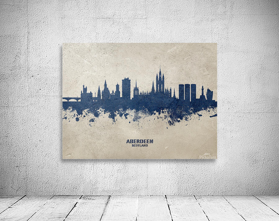 Aberdeen Scotland Skyline Wall Preview