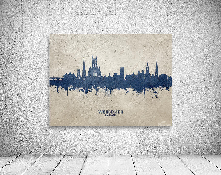Worcester England Skyline Wall Preview