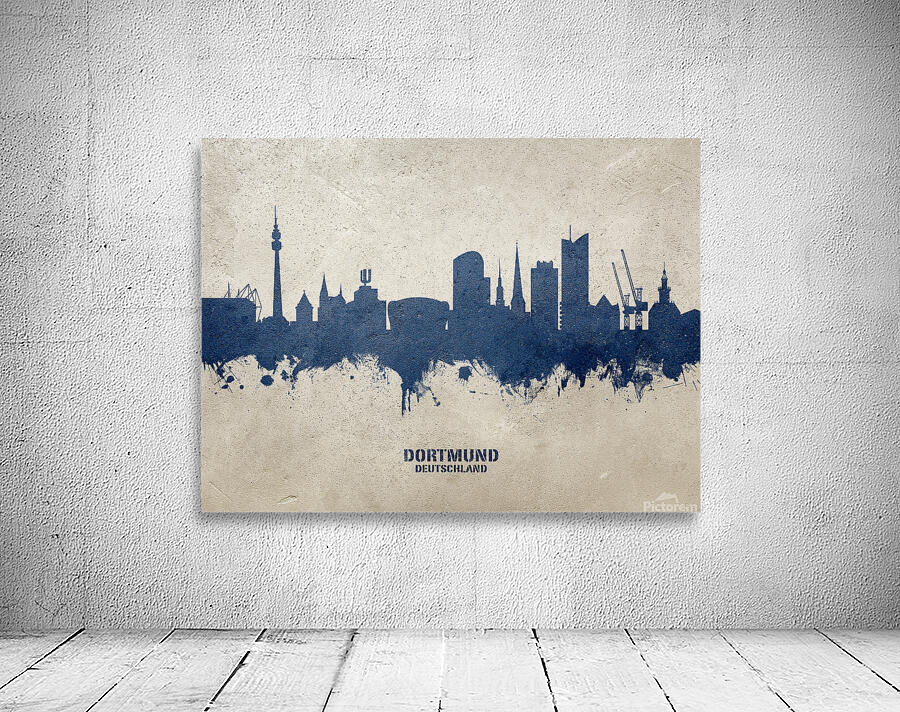 Dortmund Germany Skyline Wall Preview