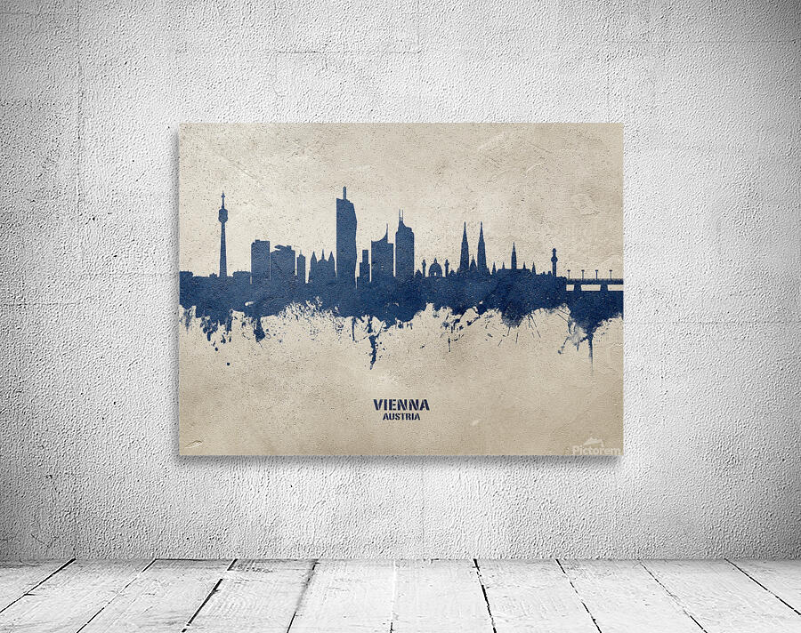 Vienna Austria Skyline Wall Preview