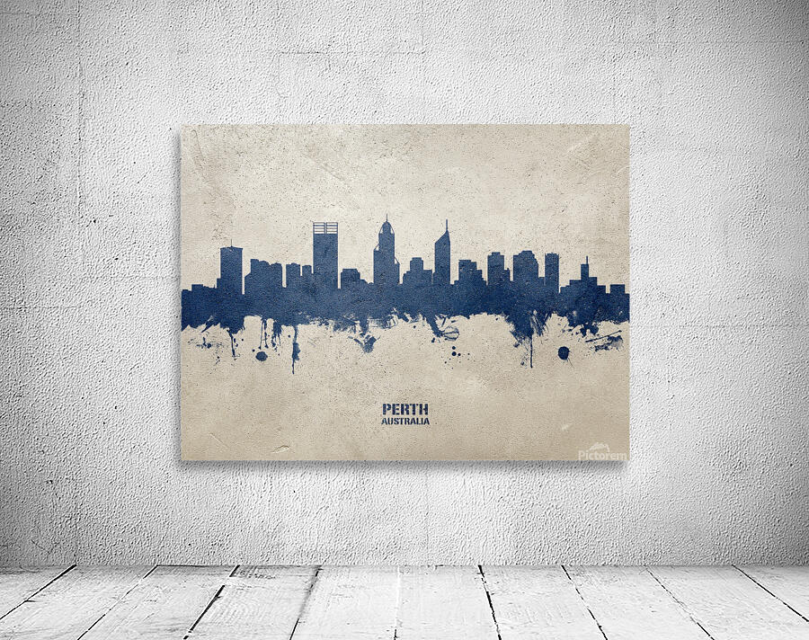 Perth Australia Skyline Wall Preview