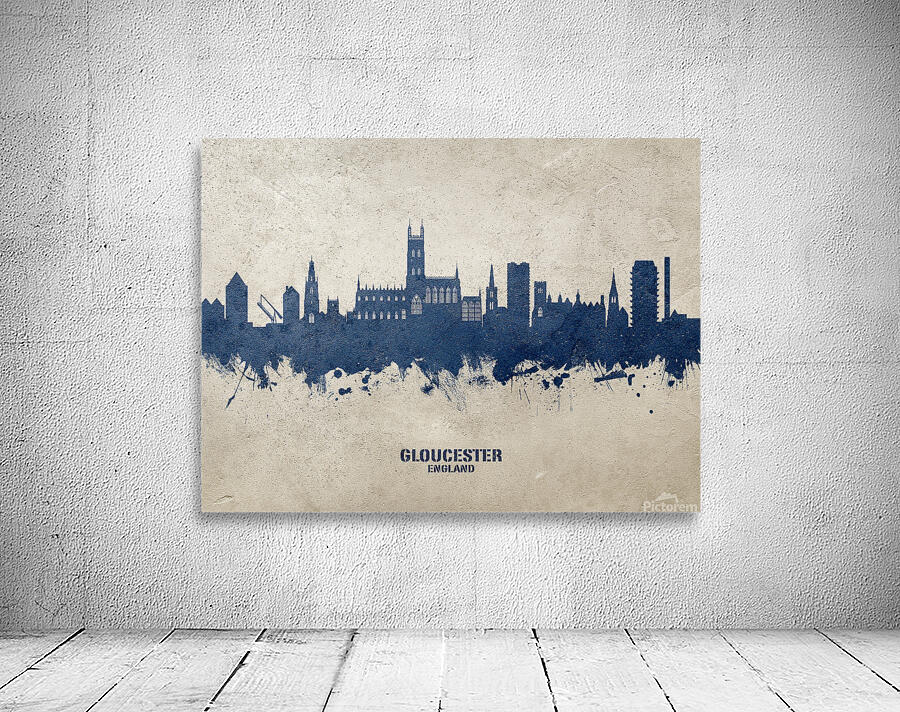 Gloucester England Skyline Wall Preview