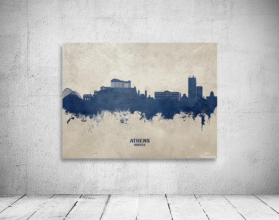 Athens Greece Skyline Wall Preview