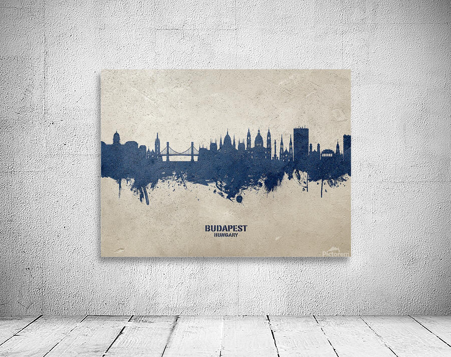 Budapest Hungary Skyline Wall Preview