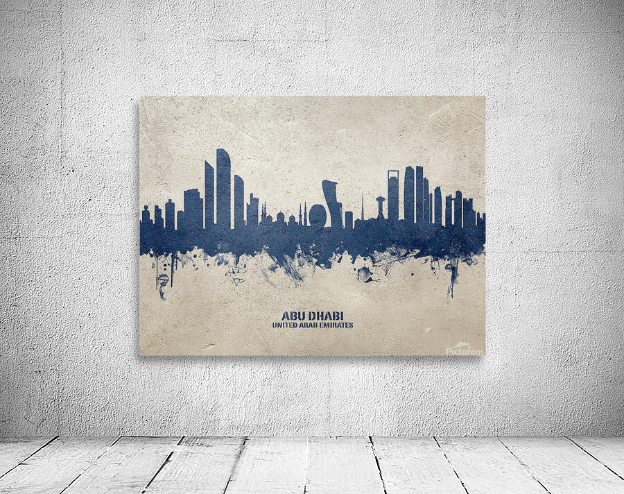 Abu Dhabi Skyline Wall Preview