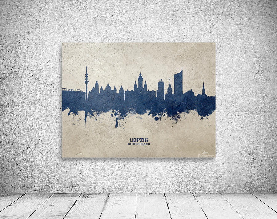 Leipzig Germany Skyline Wall Preview