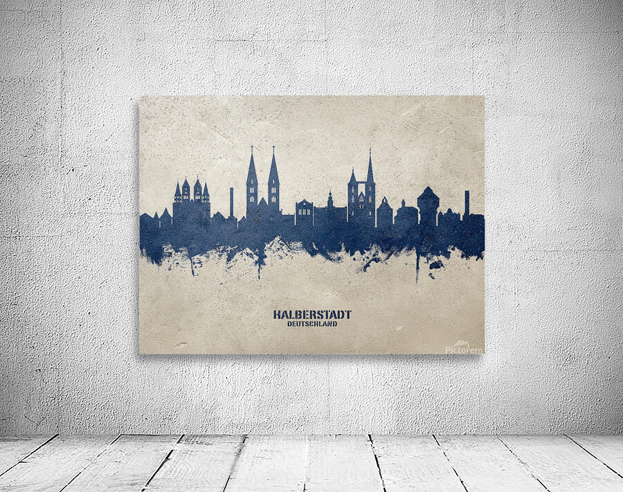 Halberstadt Germany Skyline Wall Preview
