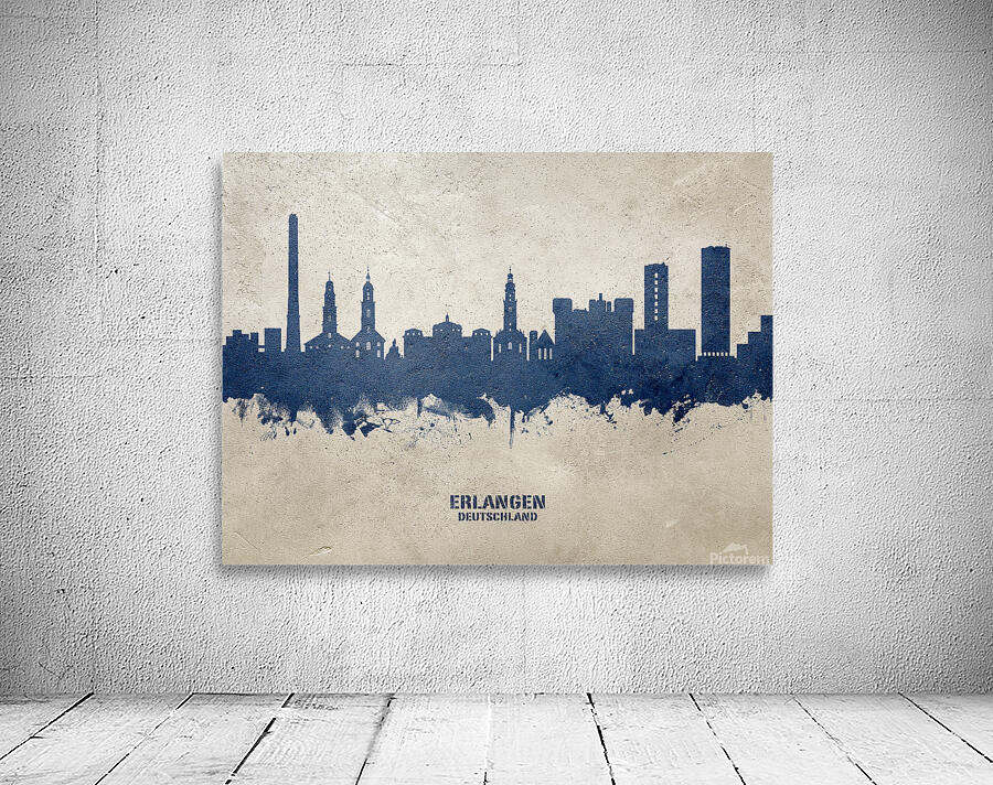 Erlangen Germany Skyline Wall Preview