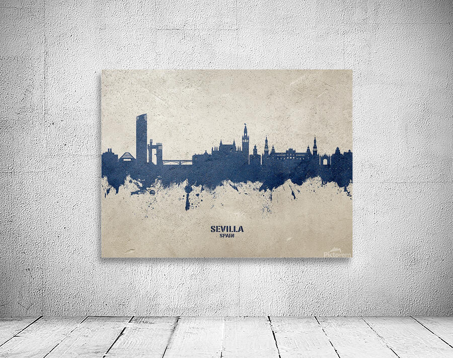 Sevilla Spain Skyline Wall Preview