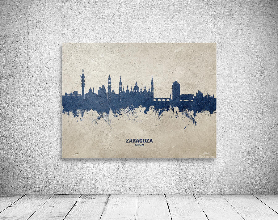 Zaragoza Spain Skyline Wall Preview