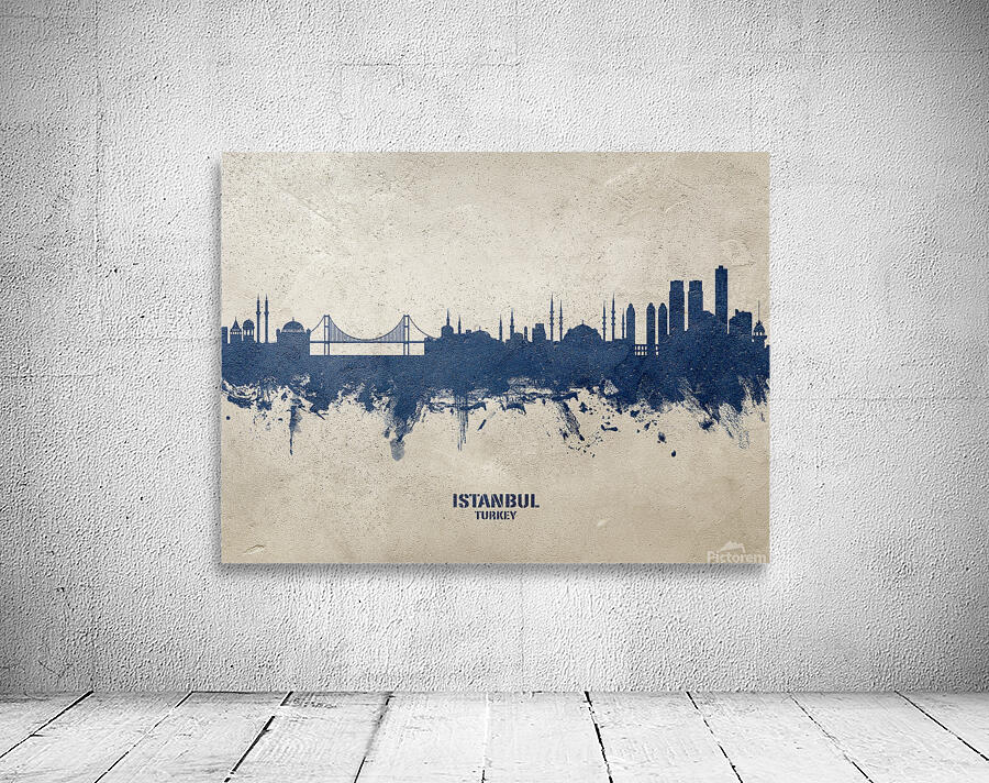 Istanbul Turkey Skyline Wall Preview