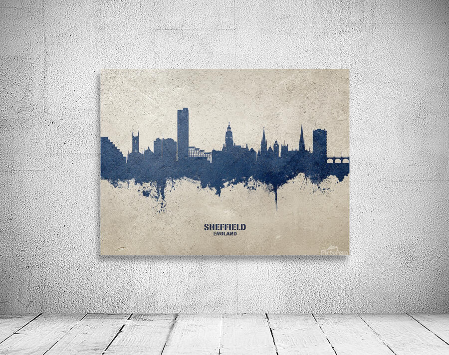Sheffield England Skyline Wall Preview