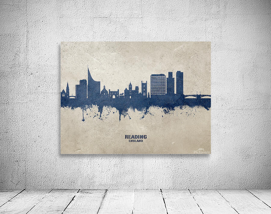 Reading England Skyline Wall Preview