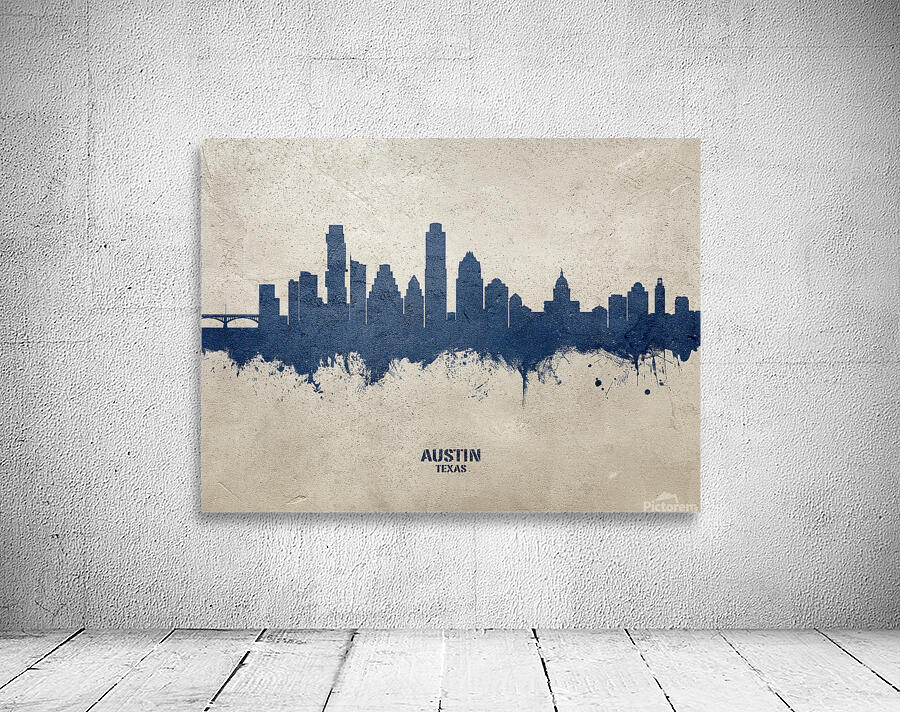 Austin Texas Skyline Wall Preview