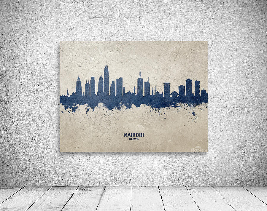 Nairobi Kenya Skyline Wall Preview