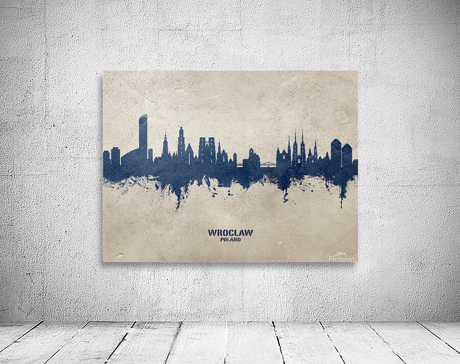 Wroclaw Poland Skyline Wall Preview