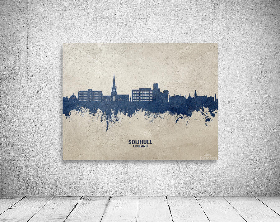 Solihull England Skyline Wall Preview