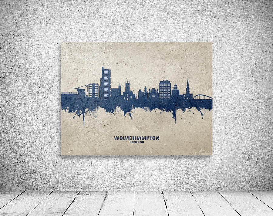 Wolverhampton England Skyline Wall Preview