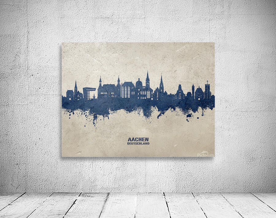 Aachen Germany Skyline Wall Preview