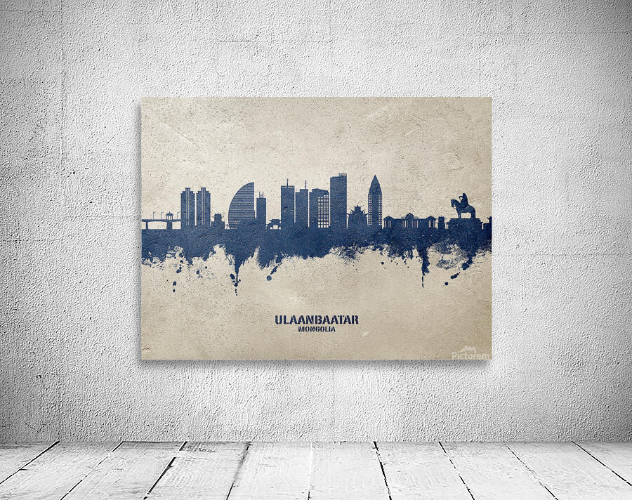 Ulaanbaatar Mongolia Skyline Wall Preview