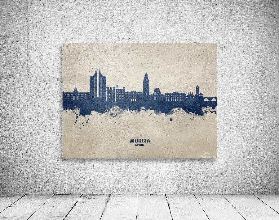 Murcia Spain Skyline Wall Preview