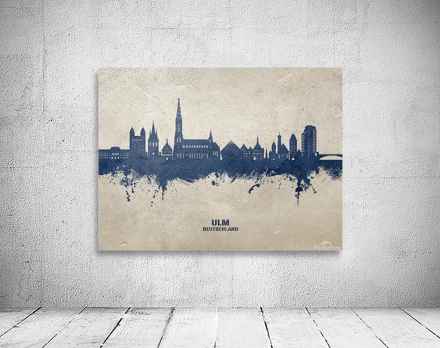 Ulm Germany Skyline Wall Preview