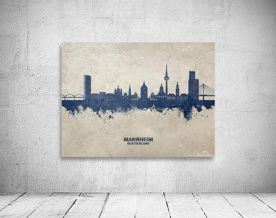Mannheim Germany Skyline Wall Preview