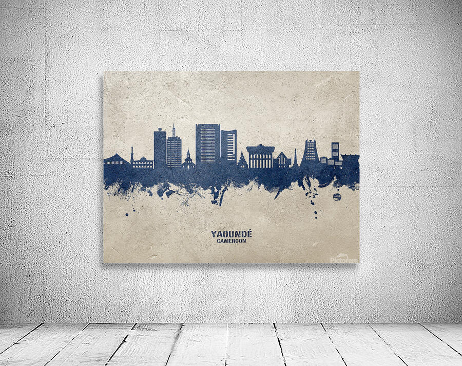 Yaounde Cameroon Skyline Wall Preview