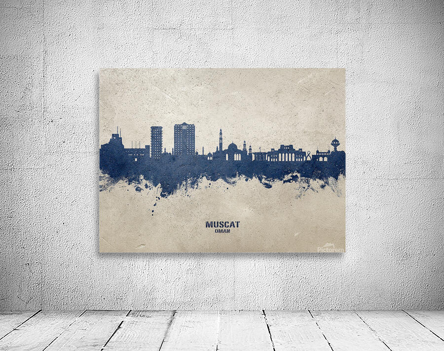 Muscat Oman Skyline Wall Preview
