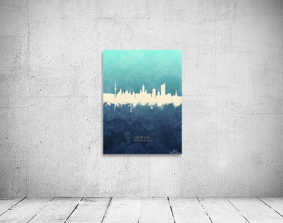 Leipzig Germany Skyline Wall Preview