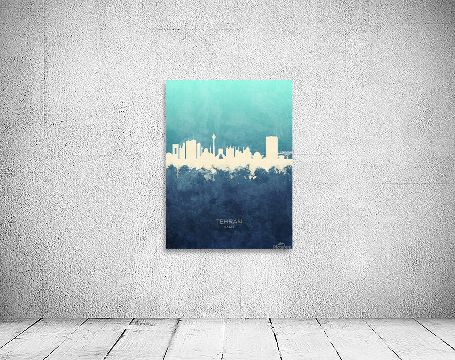 Tehran Iran Skyline Wall Preview