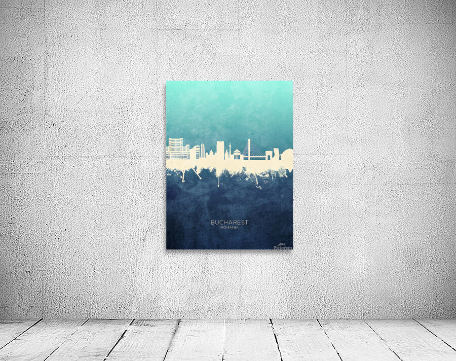 Bucharest Romania Skyline Wall Preview