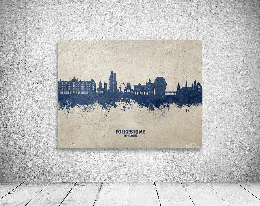 Folkestone England Skyline Wall Preview