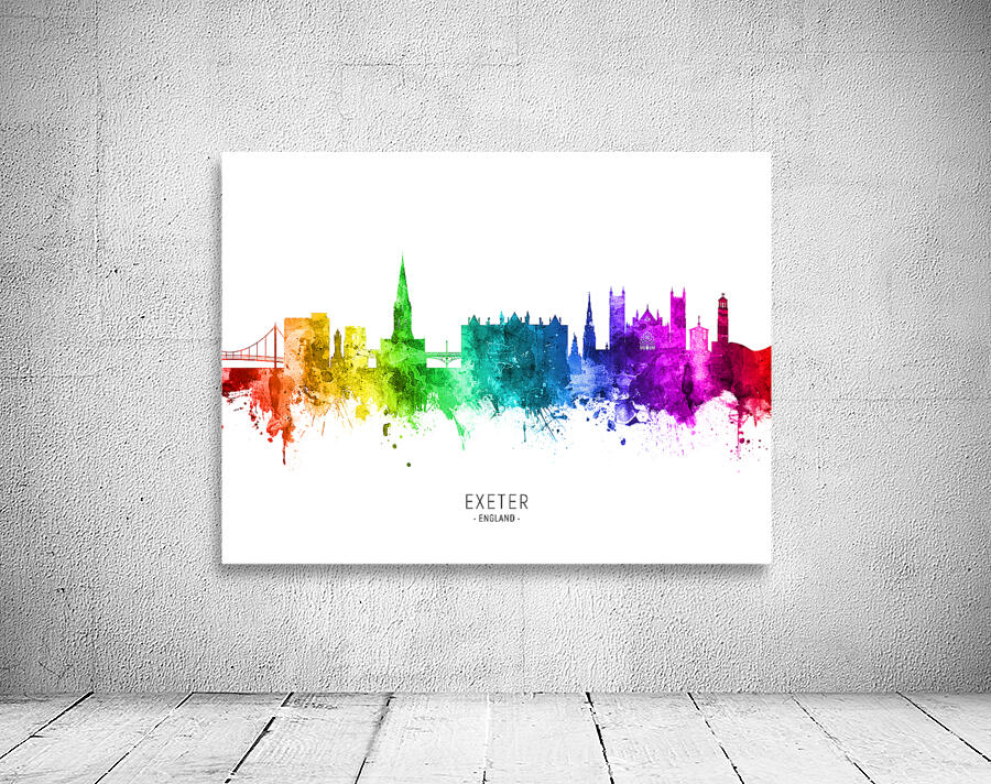 Exeter England Skyline Wall Preview