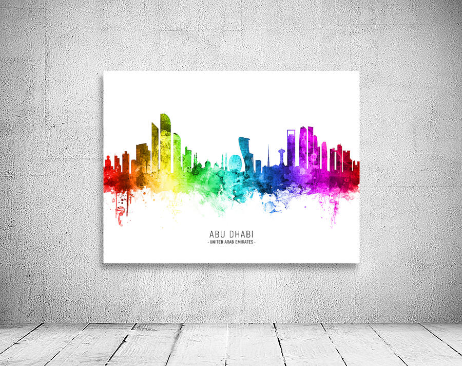 Abu Dhabi Skyline Wall Preview