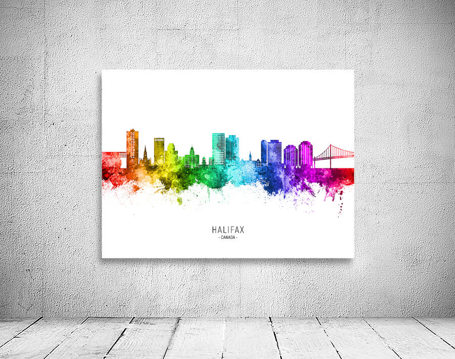 Halifax Canada Skyline Wall Preview