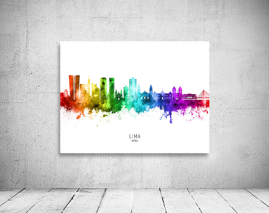 Lima Peru Skyline Wall Preview