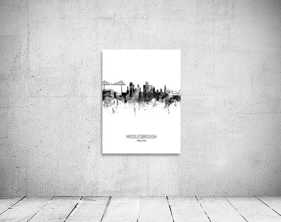 Middlesbrough England Skyline Wall Preview