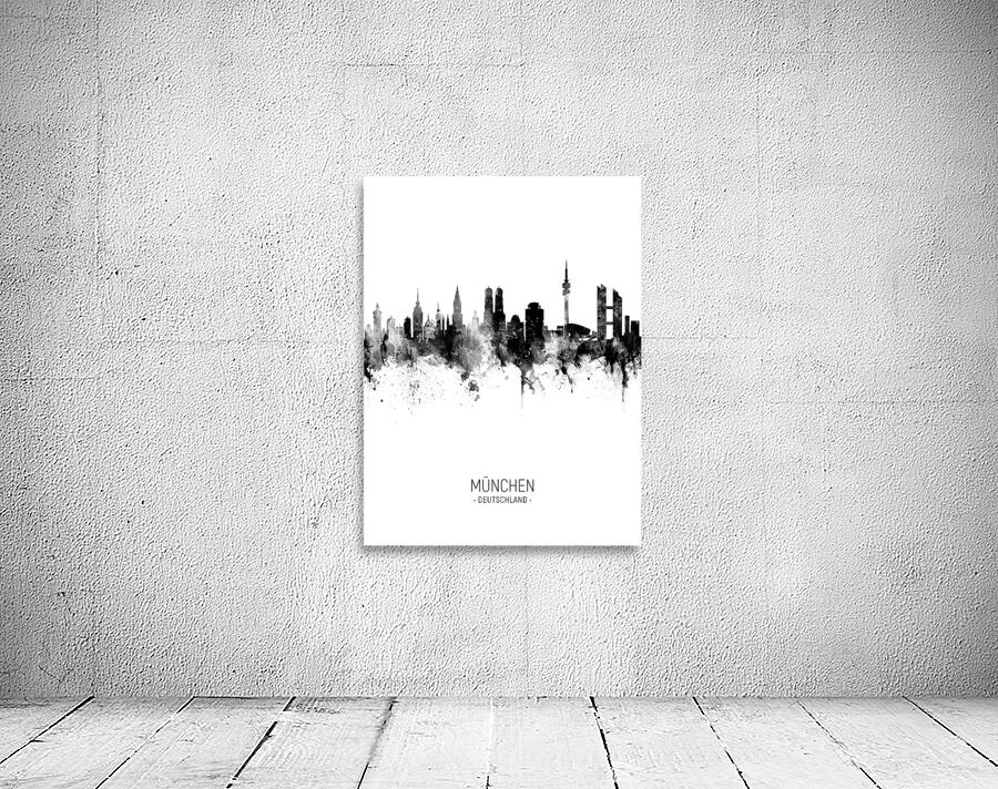 Munich Germany Skyline Wall Preview