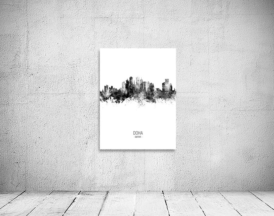 Doha Qatar Skyline Wall Preview