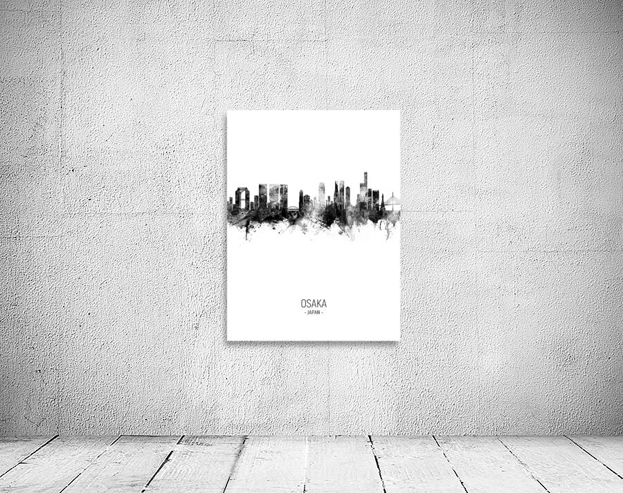 Osaka Japan Skyline Wall Preview