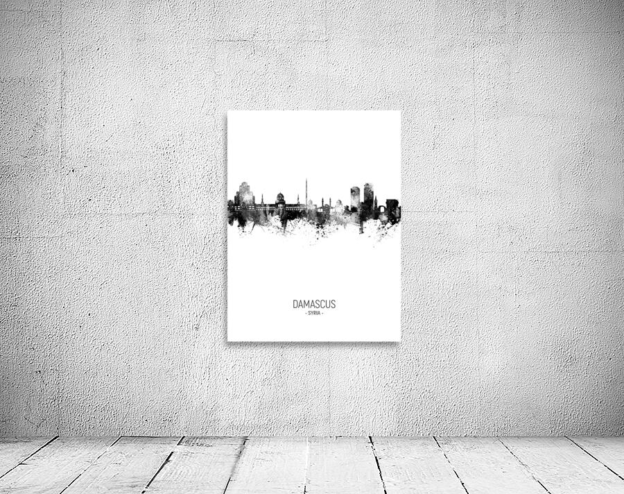 Damascus Syria Skyline Wall Preview