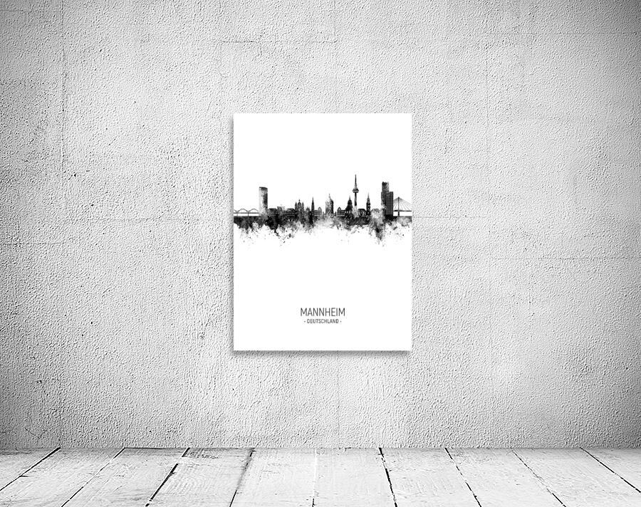 Mannheim Germany Skyline Wall Preview