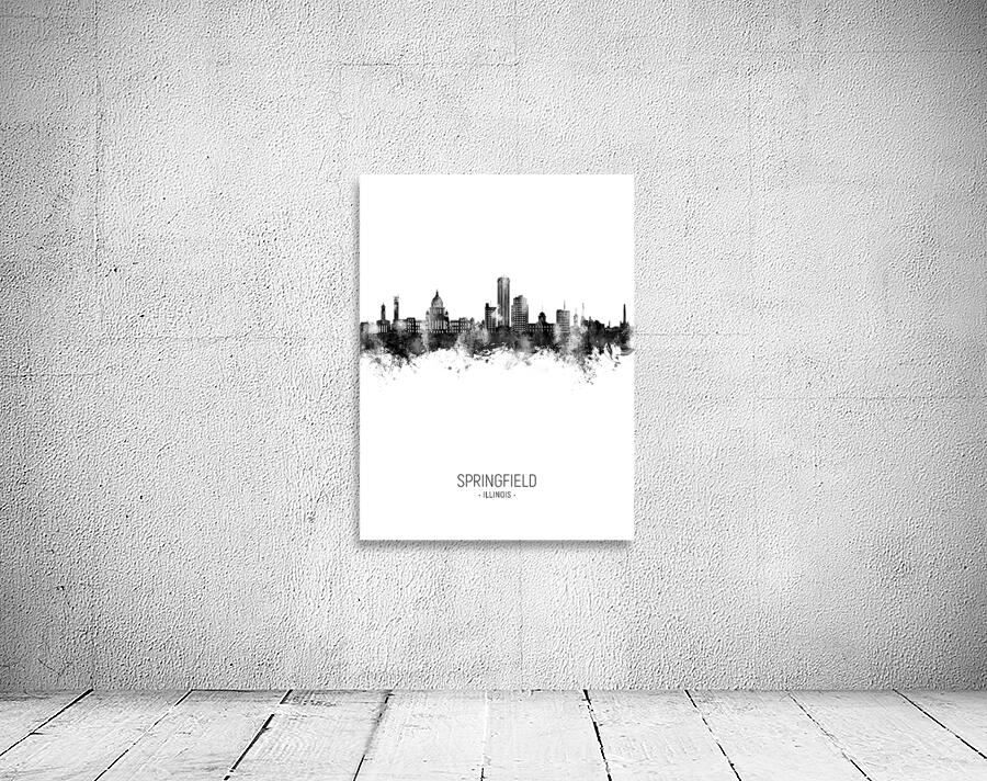 Springfield Illinois Skyline Wall Preview