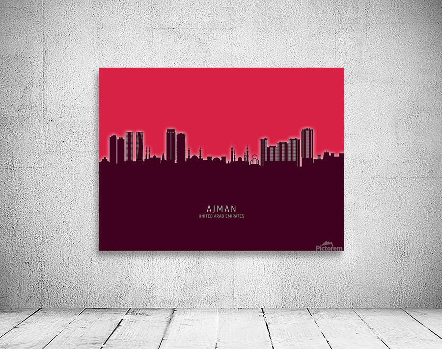 Ajman Skyline Wall Preview