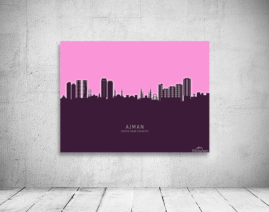 Ajman Skyline Wall Preview