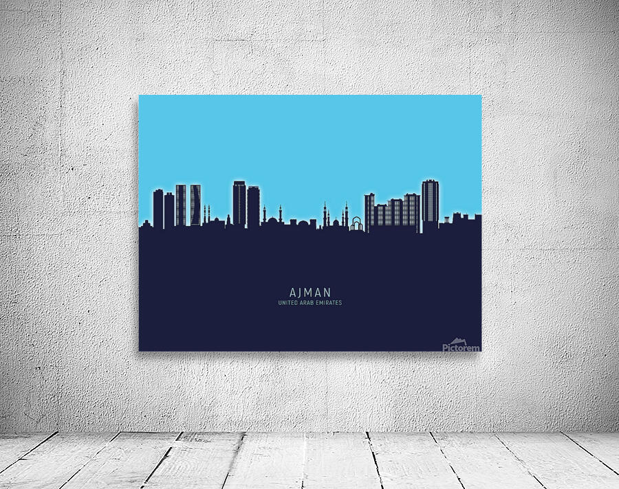 Ajman Skyline Wall Preview